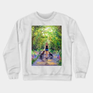 Walk down the alley Crewneck Sweatshirt